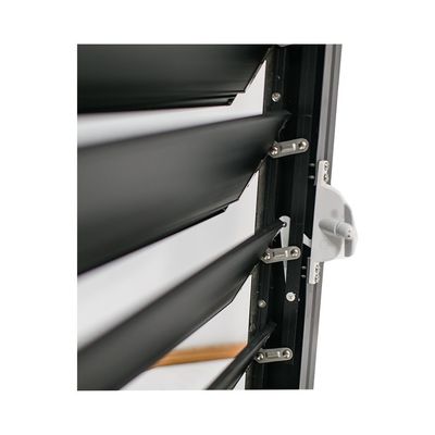 Armário de portas de grelha de segurança de rolos de metal à prova de fogo com liga de alumínio