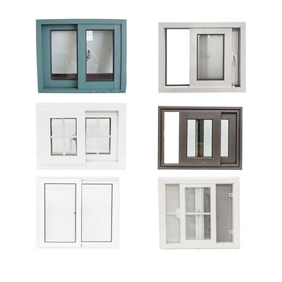 Moderno Arco Design As2047 Janela de vidro duplo Pvc janelas deslizantes para casas de energia