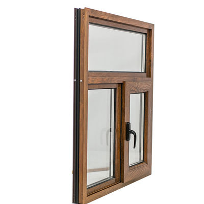 Swing Open Style estilo clássico Madeira Alumínio Casement janelas com UPVC Frame Glass