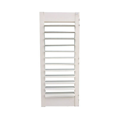 Cores de guarda-sol de plantação externa Janela de persianas de PVC com moldura e moldura de PVC