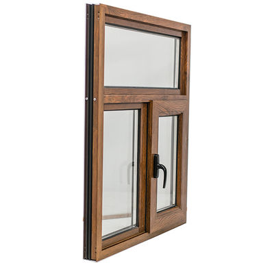 Swing Open Style estilo clássico Madeira Alumínio Casement janelas com UPVC Frame Glass
