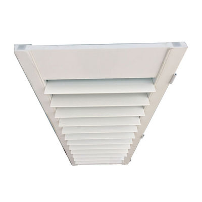 Cores de guarda-sol de plantação externa Janela de persianas de PVC com moldura e moldura de PVC