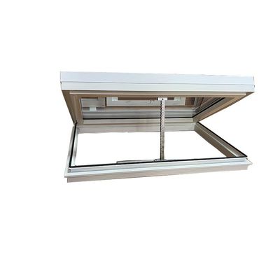 Swing Open Style Elétrico Alumínio Roof Window Skylight para a Estética Branca