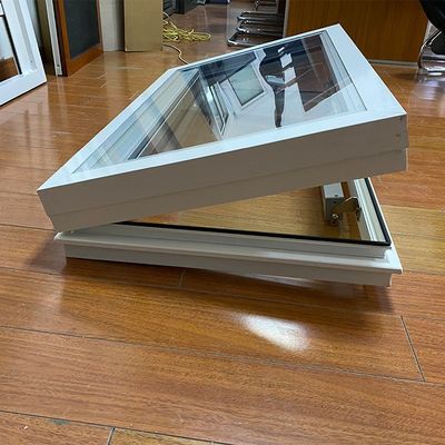 Swing Open Style Elétrico Alumínio Roof Window Skylight para a Estética Branca