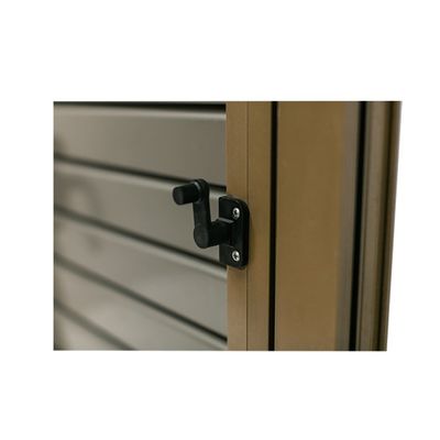 Villa Louver janelas com estrutura de alumínio anodizado e lâminas fixas para residência