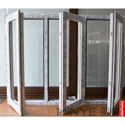 EPDM banda de borracha e design moderno UPVC arcada janela de revestimento para o mercado tailandês