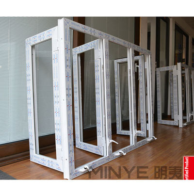 EPDM banda de borracha e design moderno UPVC arcada janela de revestimento para o mercado tailandês