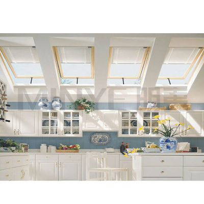 Balcão teto de alumínio clarabóia de vidro transparente com design moderno e revestimento em pó