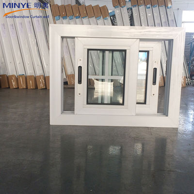 Pequena janela deslizante Upvc em estilo de design moderno com padrão de abertura horizontal