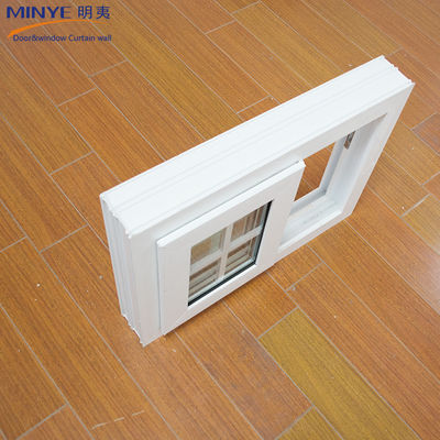 Pequena janela deslizante Upvc em estilo de design moderno com padrão de abertura horizontal