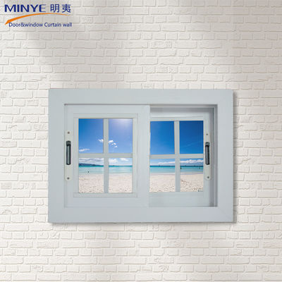 Pequena janela deslizante Upvc em estilo de design moderno com padrão de abertura horizontal