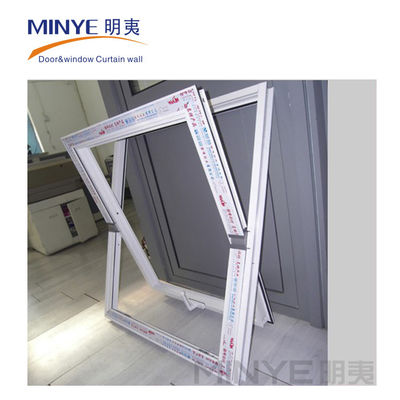 Janela de abertura média de alumínio Vertical Center Pivot Windows para 5mm 12A 5mm Glass Spec