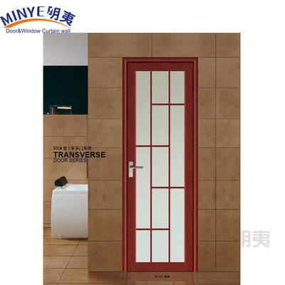 Design de porta de vidro de alumínio para banheiro combinação perfeita de forma e função