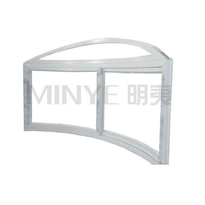 Padrão de abertura horizontal vidro curvo Design de janelas com vidro de segurança temperado