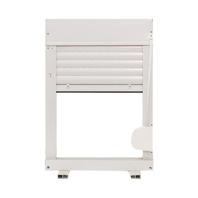Cortina de rolos de alumínio elétrico interior com padrão de abertura vertical conforme personalizado