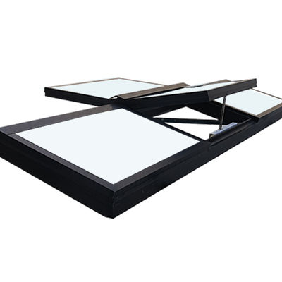 Cor de perfil opcional Design de meados do século Profil de alumínio teto superior vidro janela clarabóia