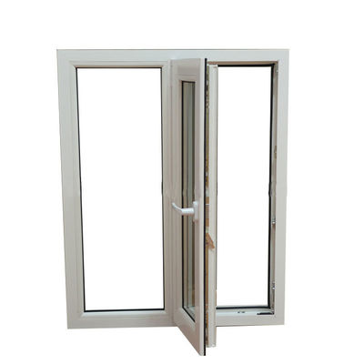 Janela de imagem de aço plástico PVC Design reforço aço 1,2 mm vinil janela fixa