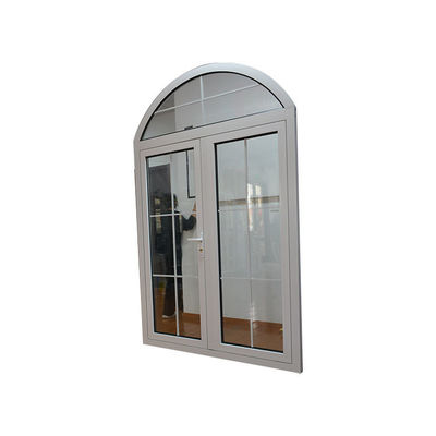 Portas giratórias de alumínio exterior com espessura de perfil de 2,0 mm e especificações de vidro de 5 mm a 12 mm