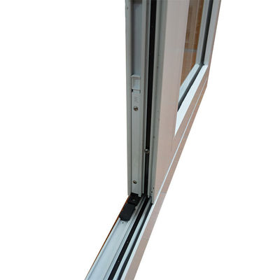 Portas giratórias de alumínio exterior com espessura de perfil de 2,0 mm e especificações de vidro de 5 mm a 12 mm