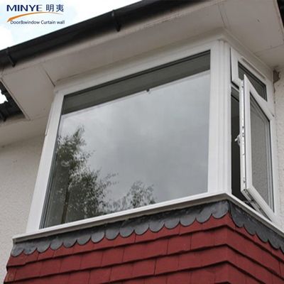 Janela de vidro temperado duplo revestido de vidro laminado de PVC para residências