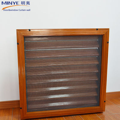 Moderno design cores personalizadas Madeira cor alumínio louvers para casa