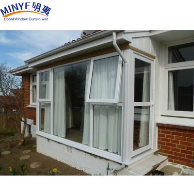 UPVC Profile Frame de plástico estilo francês Patio janelas e portas para durabilidade exterior