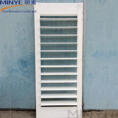 Alemanha Hardware Vertical Louver Tilt Rod e PVC Shutter Design para necessidades personalizadas