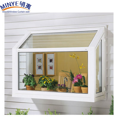 Jardim de vidro duplo revestido de vidro duplo revestido de vidro UPVC para dentro do orçamento