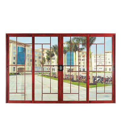 Porta de vidro Porta deslizante de alumínio simples e harmoniosa com hardware chinês superior