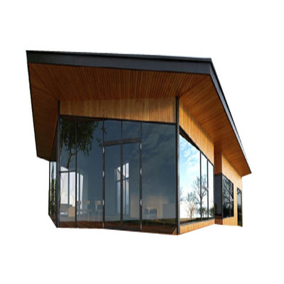 Reasonable Design Moderno Alumínio 6063-T5 Sala de sol de vidro para casas residenciais