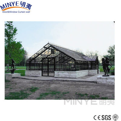 HOUSES de luxo pré-fabricadas com estrutura de alumínio e vidro isolado Lowe