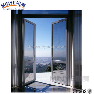 Porta de revestimento de plástico de design moderno para porta de UPVC em material plástico