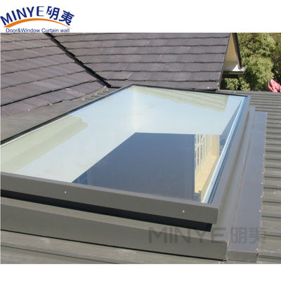 Sombra de janela de telhado pendurada aberta COVERTA DE ALUMINIO COVERTA DE ALUMINIO SILVER de telhado com 5MM 9A 5MM vidro