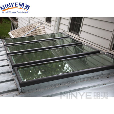 Sombra de janela de telhado pendurada aberta COVERTA DE ALUMINIO COVERTA DE ALUMINIO SILVER de telhado com 5MM 9A 5MM vidro