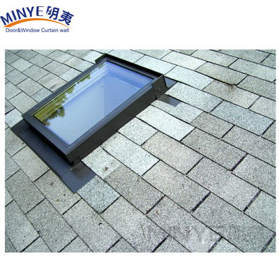 Sombra de janela de telhado pendurada aberta COVERTA DE ALUMINIO COVERTA DE ALUMINIO SILVER de telhado com 5MM 9A 5MM vidro