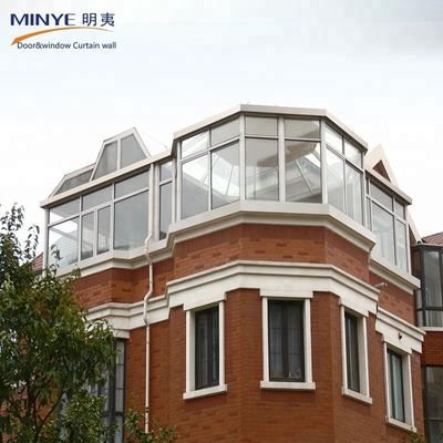 Apartamento Prefabricados de separação térmica de liga de alumínio Salas de sol isoladas com molduras e painéis de vidro