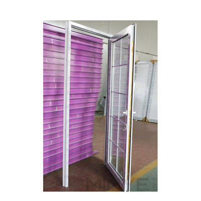 Hardware alemão UPVC Louver Design de porta sem trilha para posição exterior e casa