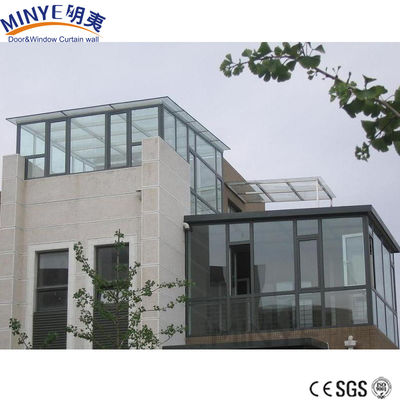 Design personalizável Casa de vidro forte pré-fabricada / Sala de sol de alumínio / Conservatório
