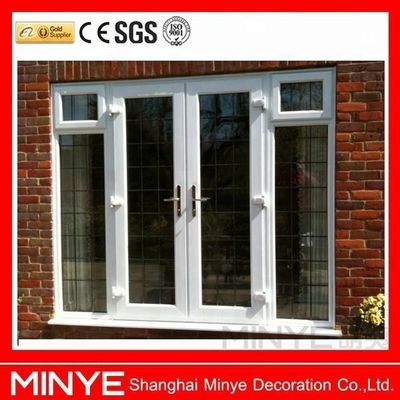 Kerala House Design de porta principal Vinyl Frame Porta UPVC com vidro e resistente à água