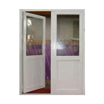 Porta de PVC impermeável com design moderno e material de rede de tela de plástico