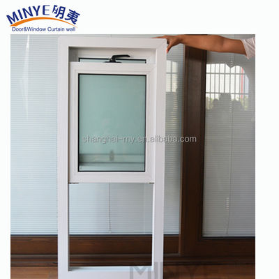 2.0mm-2.5mm Espessura do perfil PVC Vertical Sliding Window para instalação no pátio