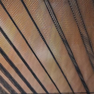 Fibra de vidro Alumínio à prova de poeira Janela Plissado Mosquito Net Screen para a Função de Proteção Ambiental Porta