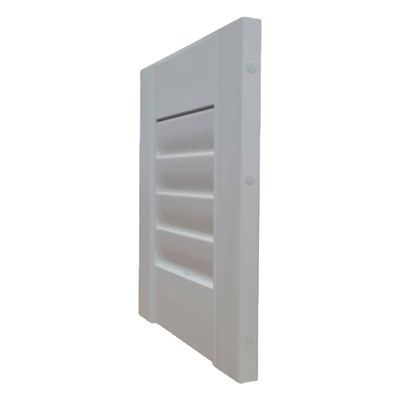 Moderno Design Exterior Alumínio Louvers Metal Janela com Janela de Vidro Duplo