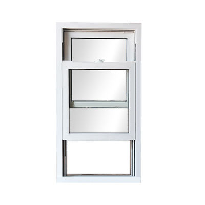 Tela dobrável de design moderno UPVC janela deslizante para cima e para baixo com vidro temperado