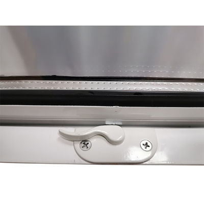 Tela dobrável de design moderno UPVC janela deslizante para cima e para baixo com vidro temperado