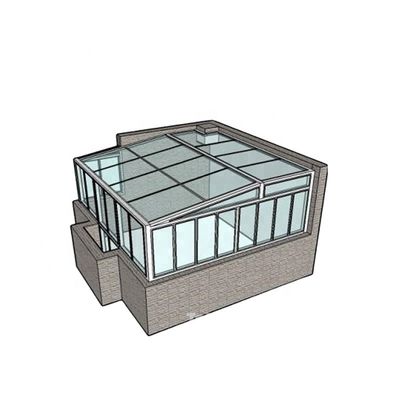 Sala de sol de vidro de alumínio com isolamento sonoro à prova d'água à prova d'ar Isolamento térmico