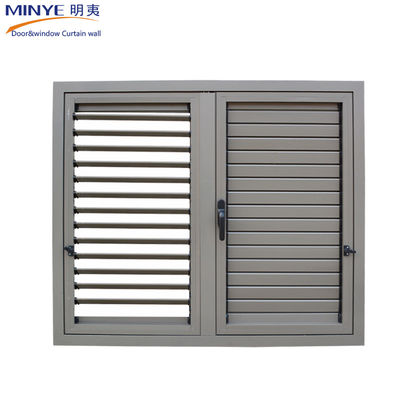 Cortinas de alumínio branco na Europa Estilo para edifícios residenciais de design de meados do século