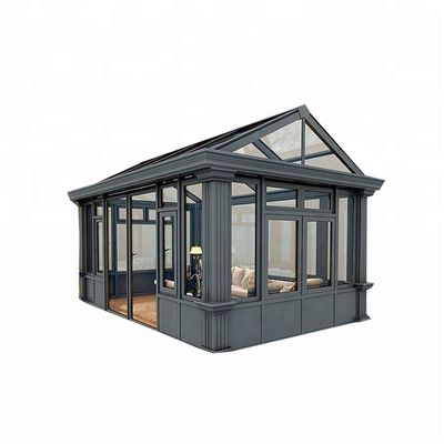 2020 Estilo da moda Casa de vidro de alumínio personalizada Sala de sol com design personalizável