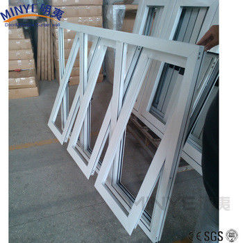Projeto de Janela de Pivot Vertical Center com Estrutura de Liga de Alumínio e Material de Revestimento PVDF