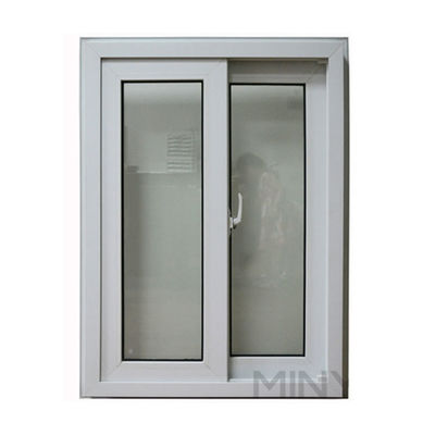 Posição comercial Cores personalizadas Janela deslizante UPVC com sistema de massa de fibra de vidro